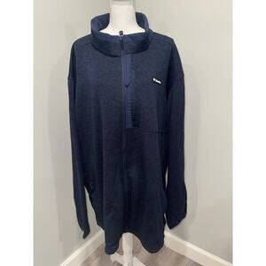 Columbia Men’s Sweater Weather Full Zip Jacket Fleece Blue Heather BIG 5X $90